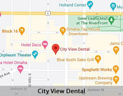 Map image for Emergency Dental Care in Omaha, NE